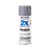Rust-Oleum Painter's Touch Ultra Cover Primer Flat Gray Spray Paint 12 oz. (Pack of 6)