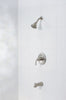 Oakbrook Collection 1-Handle Brushed Nickel Tub and Shower Faucet - Deal of The Week