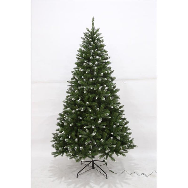 Celebrations 7-1/2 ft. Full LED 600 ct Frosted Aspen Fir Color Changing Christmas Tree