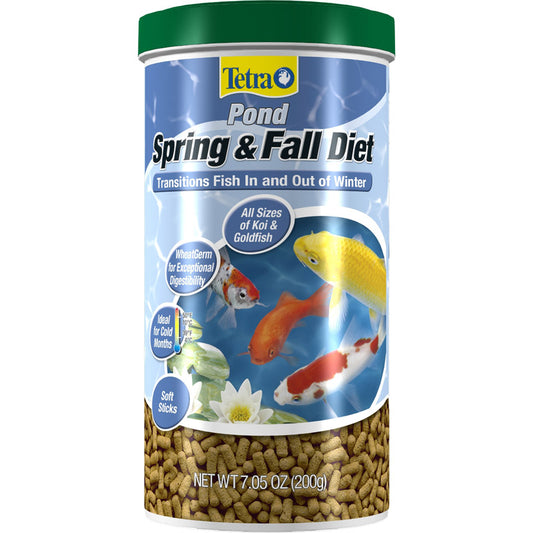 Tetra Pond Spring and Fall Diet Sticks Fish Food 7.05 oz.