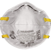 3M Particulate Respirator N95 Disposable Dust Mask 20 Pack Adjustable Nose Clip Two Strap Design