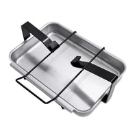 Weber Porcelain-Enameled Steel Catch Pan  7" x 9.2" x 3"  Fits Select Gas Grills  Grease Management Replacement Part

