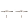 National Hardware Stainless Steel Rope Cleat 30 lb. cap. 4-1/2 in. L