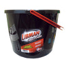 Libman Dual Compartment 4 gal Bucket Black/Red (Pack of 3).