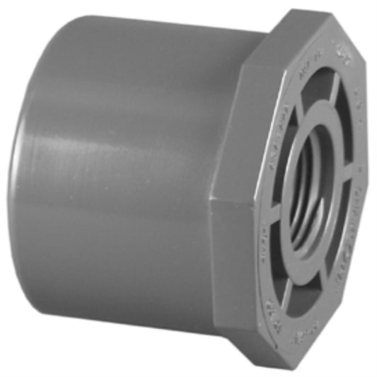 Charlotte Pipe Schedule 80 2 in. Spigot X 1 in. D FPT PVC Reducing Bushing 1 pk