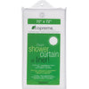 iDesign Ecopreme 72 in. H X 72 in. W White Soft Shower Curtain Liner EVA
