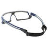 General Electric 11S Series Anti-Fog Impact-Resistant Safety Glasses Clear Lens Blue/Gray Frame 1 pk