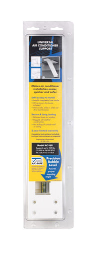 AC-Safe White Steel Universal Air Conditioner Support 160 lb - Open Box