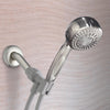 Waterpik PowerSpray Plus Brushed Nickel 5 settings Showerhead 1.8 gpm