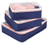 iDesign Aspen Navy Blue Packing Cubes