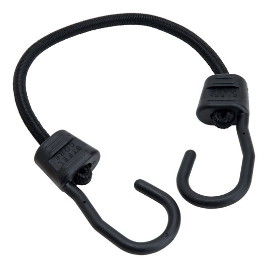 Keeper Ultra Black Bungee Cord 18 in. L x 0.315 in. 1 pk (Pack of 10)