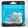 John Sterling Pro HD 1-1/4 in. L X 1-1/4 in. D Powder Coated Steel Closet Hardware - Deal of The Week
