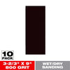 Diablo 9 in. L X 3-2/3 in. W 800 Grit Silicone Carbide Sanding Sheet 10 pk
