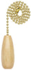 Westinghouse Natural Brass Pull Chain (Pack of 6)