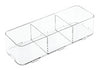 iDesign Clarity 3 in. H X 4 in. W X 12 in. D Plastic Drawer Organizer