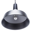 Globe Electric Barnyard Matte Black Steel 60W 120V E26 Pendant Light 50 H x 15.9 W x 15.9 D in.
