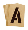 Hy-Ko 5 in. Card Stock Letters Stencil 6 each