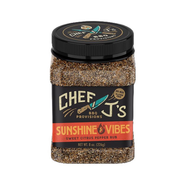 Condimento para BBQ Chef J, 8 oz