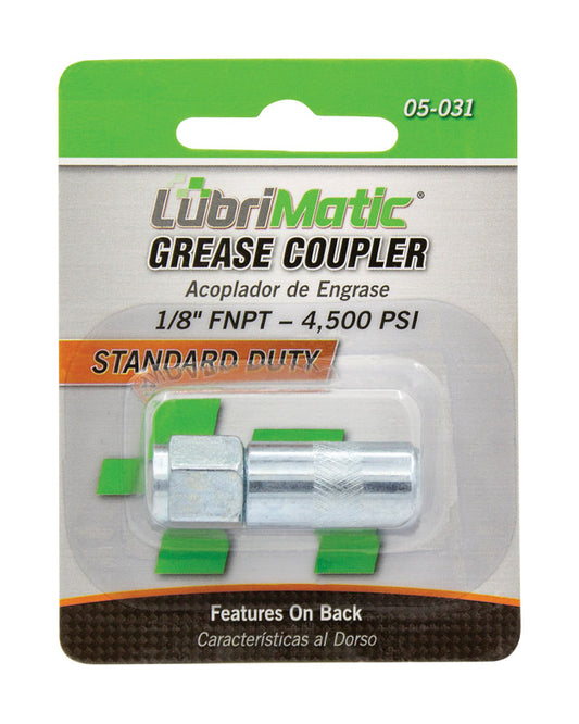 Lubrimatic 1/8 in. Straight Grease Gun Coupler 1 pk
