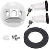 Sigma Electric Switch Controlled White Lamp Holder Kit Hardwired