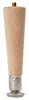 Waddell Natural Solid Hardwood Unfinished Round Tapered Style Table Leg 5-1/2 H x 1-1/2 Dia. in. - Deal of The Week