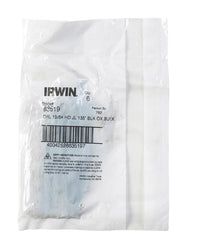 Irwin 19/64 in. x 4-3/8 in. L High Speed Steel Drill Bit 1 pc. (Pack of 6)