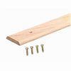 M-D Brown Hardwood Unfinished Screw Attachment Method Seam Binder 36 L x 1-3/4 W in. with Hardware