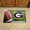 University of Georgia Rubber Scraper Door Mat