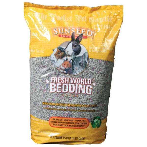 Fórmula original de bicarbonato de sodio Fresh World Bedding, gris, 975 pulgadas cúbicas.