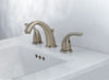 Oakbrook Collection Brushed Nickel Coastal Widespread Bathroom Sink Faucet 6in. - 12 in.