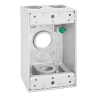 Sigma Electric New Work 18.3 cu in Rectangle Die-Cast Metal 1 gang Weatherproof Box White
