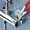Knipex 10 in. Chrome Vanadium Steel Smooth Jaw Pliers Wrench Red 1 pk