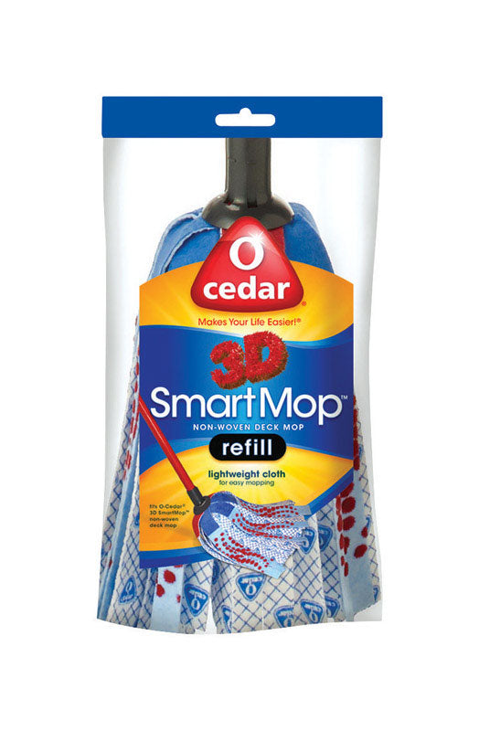 O'Cedar 3D Smart Mop Microfiber Wet Blue Mop Refill
