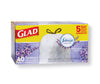 Glad 13 gal Lavender Scent Tall Kitchen Bags Drawstring 40 pk (Pack of 6)