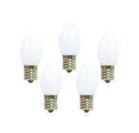 Holiday Bright Lights Incandescent C7 White 25 ct Replacement Christmas Light Bulbs 0.08 ft. - Deal of The Week