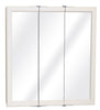 Zenith Products 25.75 in. H X 29.63 in. W X 4.5 in. D Rectangle Tri-View Medicine Cabinet