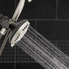 Waterpik Brushed Nickel 12 settings Showerhead Combo 1.8 gpm