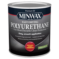 Minwax Warm Ultra Flat Clear Oil-Based Fast-Drying Polyurethane 1 qt -Pack of 4