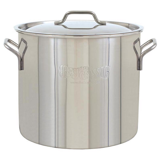 Bayou Classic Stainless Steel Grill Stockpot 20 qt 11.7 in. L X 11.7 in. W 1 pc
