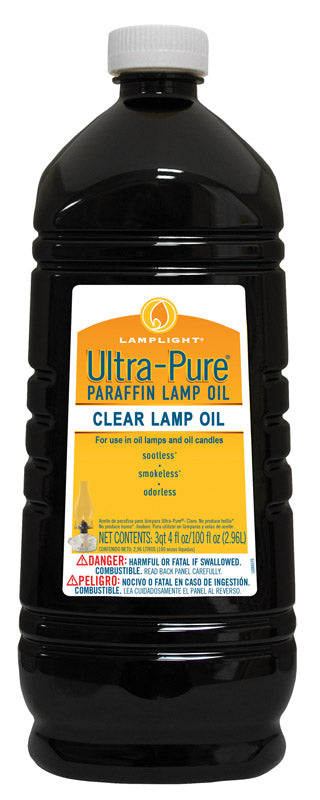 Lamplight Farms Ultra Pure Clean Burn Lamp Oil Clear 100 oz (Pack of 4)