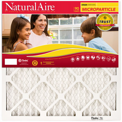 NaturalAire 16 in. W x 20 in. H x 1 in. D Synthetic 10 MERV Pleated Microparticle Air Filter (Pack of 6)
