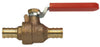 SharkBite 1/2 in. Brass Crimp Ball Valve Full Port Lever For Water