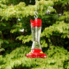 Perky-Pet Hummingbird 16 oz Glass/Plastic Pinch Waist Nectar Bird Feeder 4 ports - Open Box