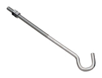 National Hardware Zinc-Plated Silver Steel 10 in. L Hook Bolt 135 lb (Pack of 10)