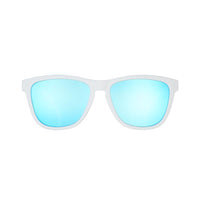goodr Unisex Sunglasses Sunglasses White Frame White Frame Unisex Blue Lens White Frame Unisex Polar