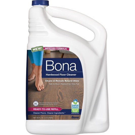 Bona No Scent Hardwood Floor Cleaner Liquid 160 oz (Pack of 4)