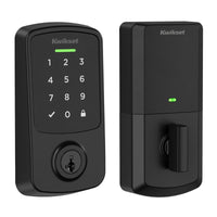 Kwikset Matte Black Metal Electronic Keypad Smart Lock