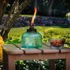 TIKI Blue Glass 5.80 in. Tabletop Torch 1 pc (Pack of 6)