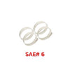 Power Sentry Green Life Distribution 7/16 in. to 7/8 in. SAE 6 Hose Clamp Stainless Steel Band
