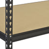 Edsal Black Steel Muscle Rack Adjustable Shelving Unit 1750 lbs. Capacity 72 H x 34 W x 14 D in.